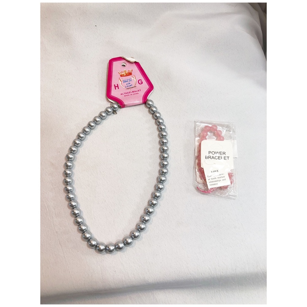 Beaded Necklace & Bracelet